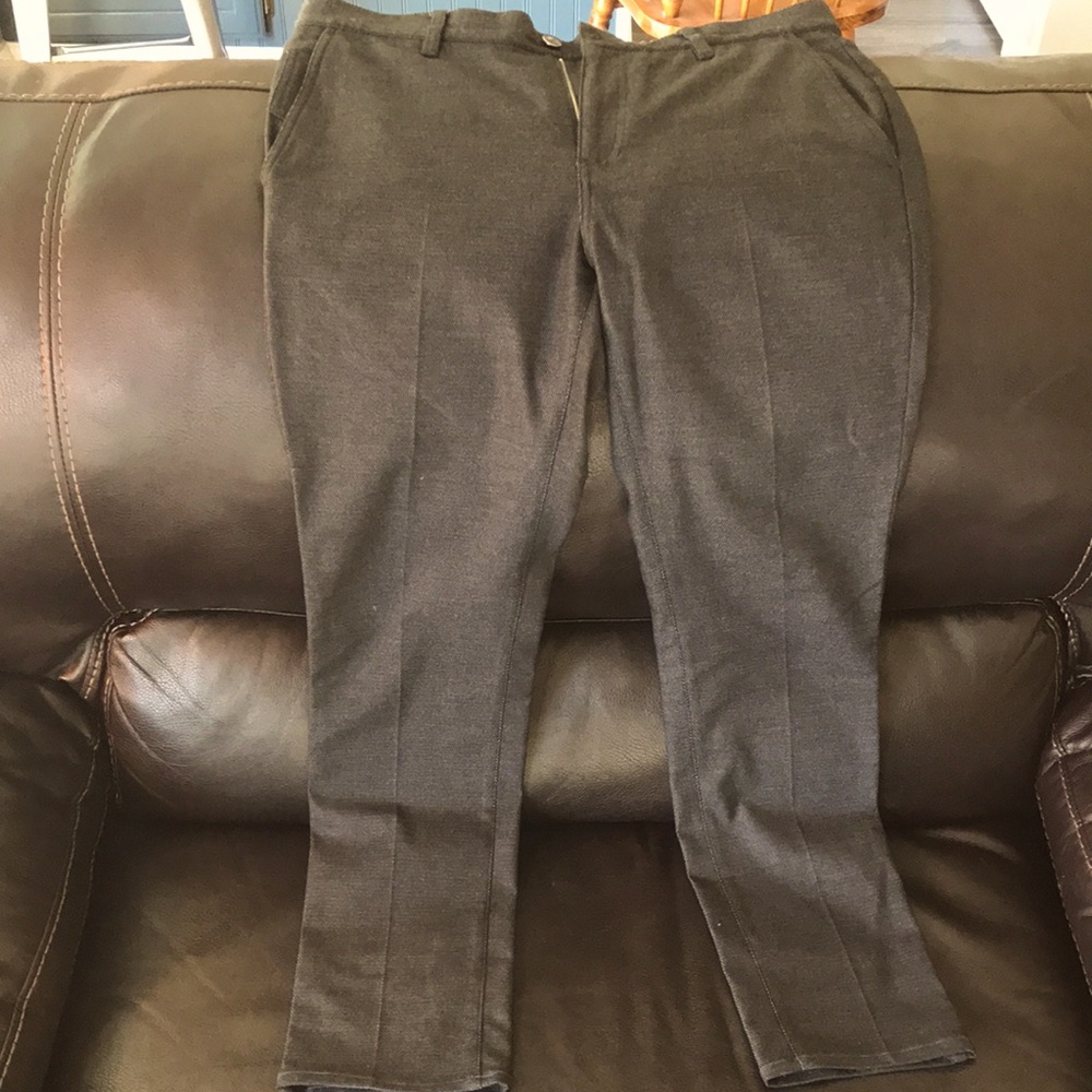 John Varvatos pants. 32R black/Grey fabric